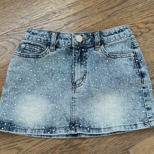 Flowers by Zoe Denim Studded Mini Skirt